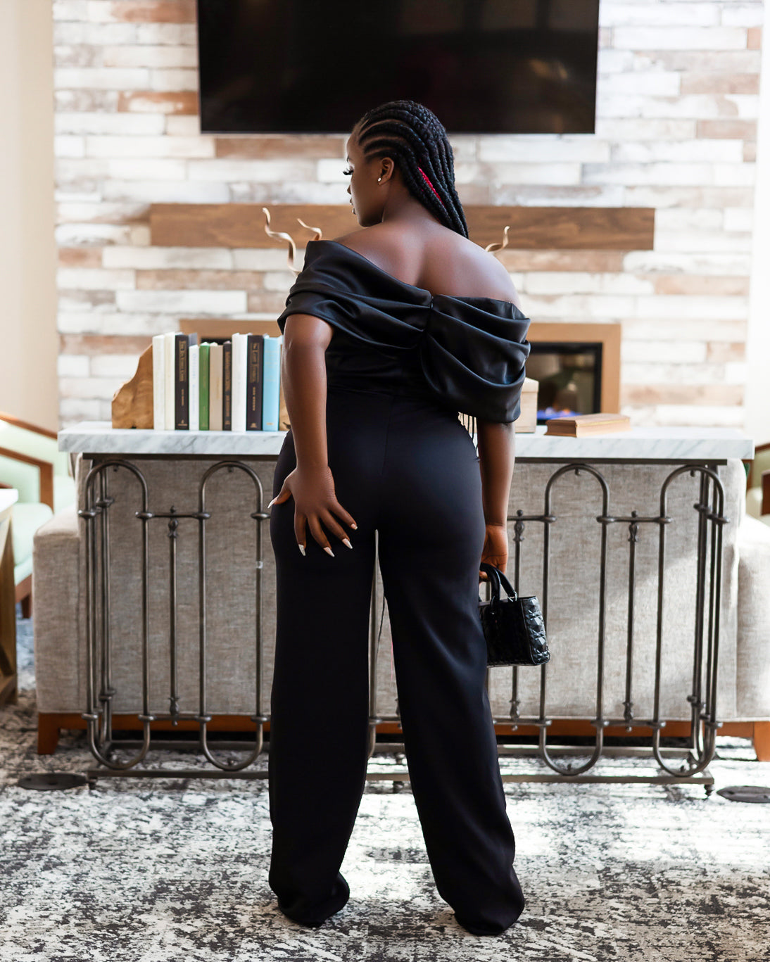Short Sleeve Black 2 Piece Set