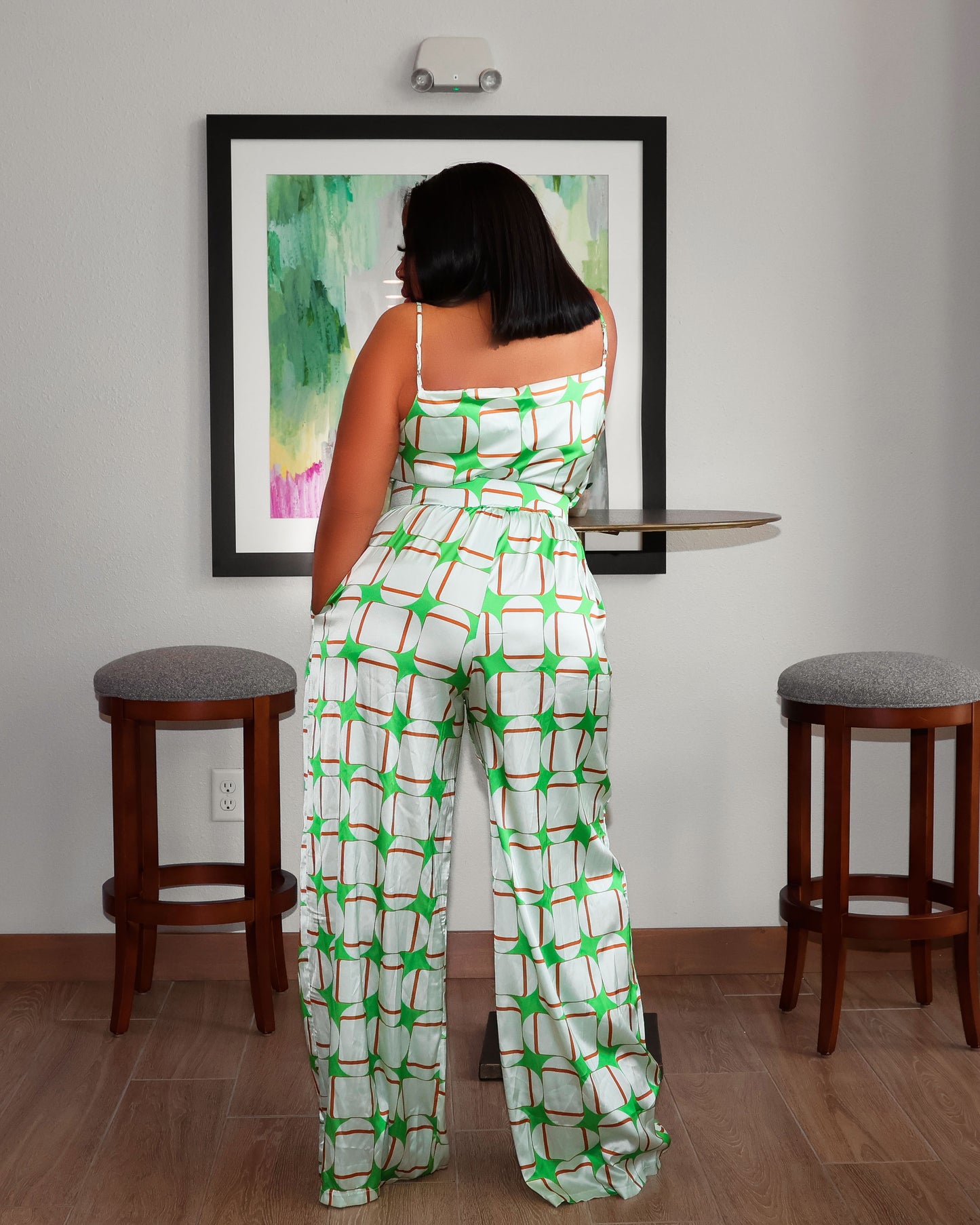 Elegant Green designed Jumpsuit