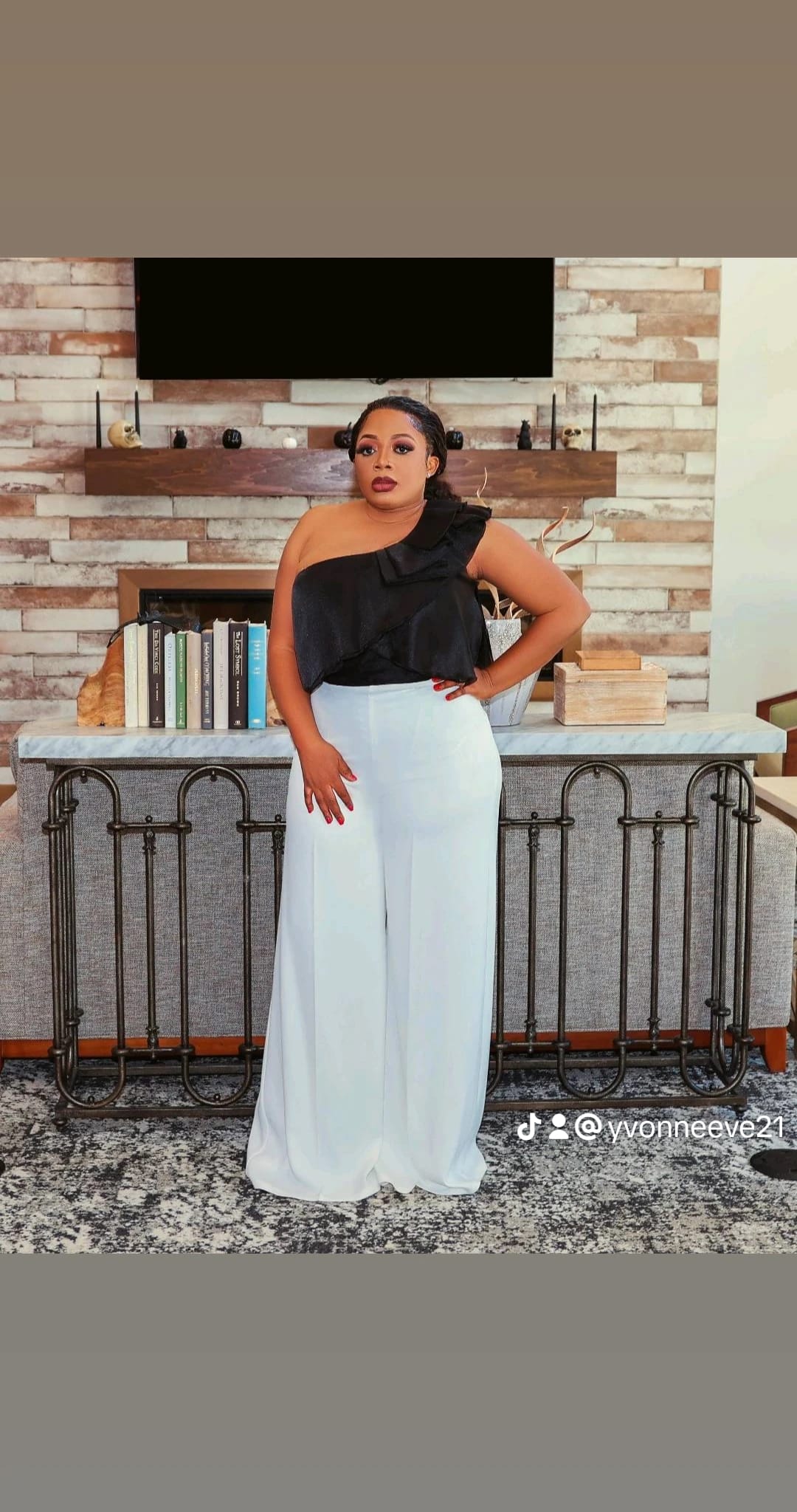 Black and White Jumpsuit