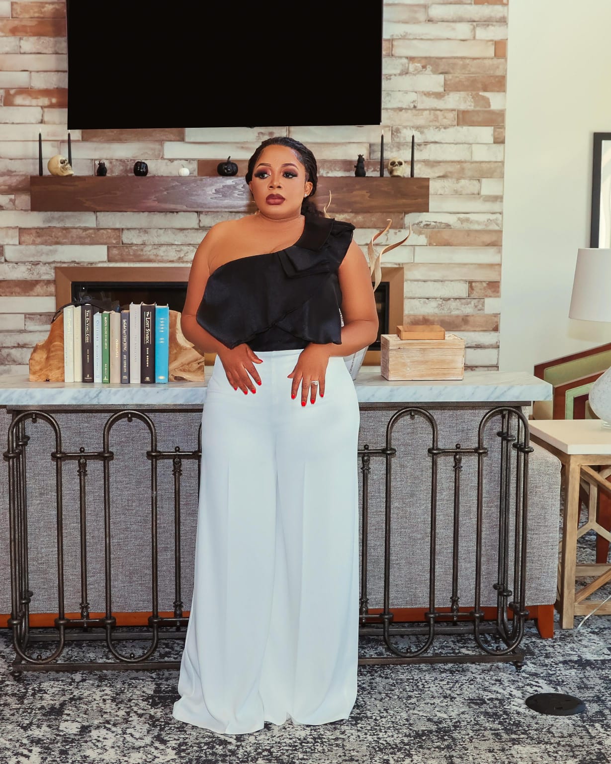 Black and White Jumpsuit