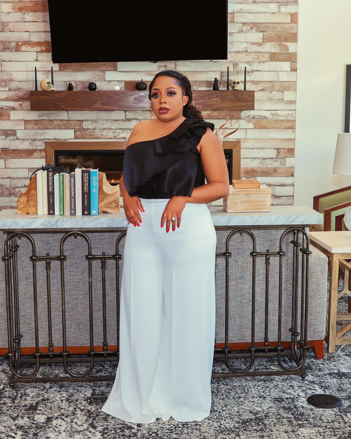 Black and White Jumpsuit