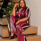 Striped Multicolored 2 Piece Set
