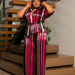 Striped Multicolored 2 Piece Set