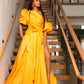Stylish Yellow Gown