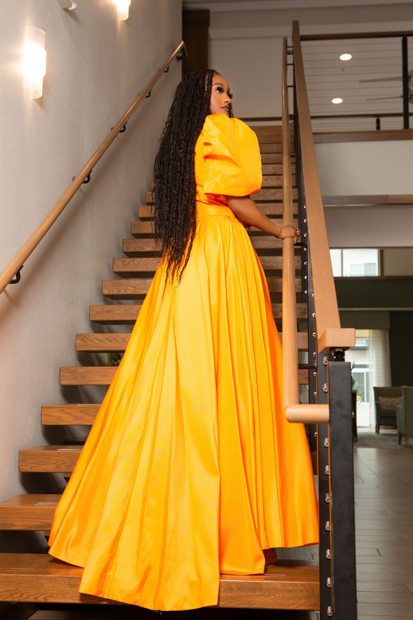 Stylish Yellow Gown