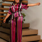 Striped Multicolored 2 Piece Set