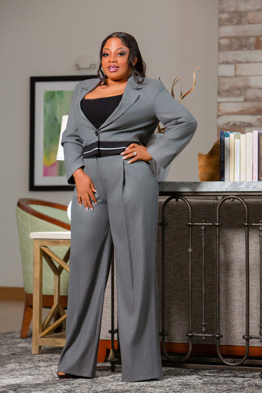 Gray Glamorous 2 Piece Set