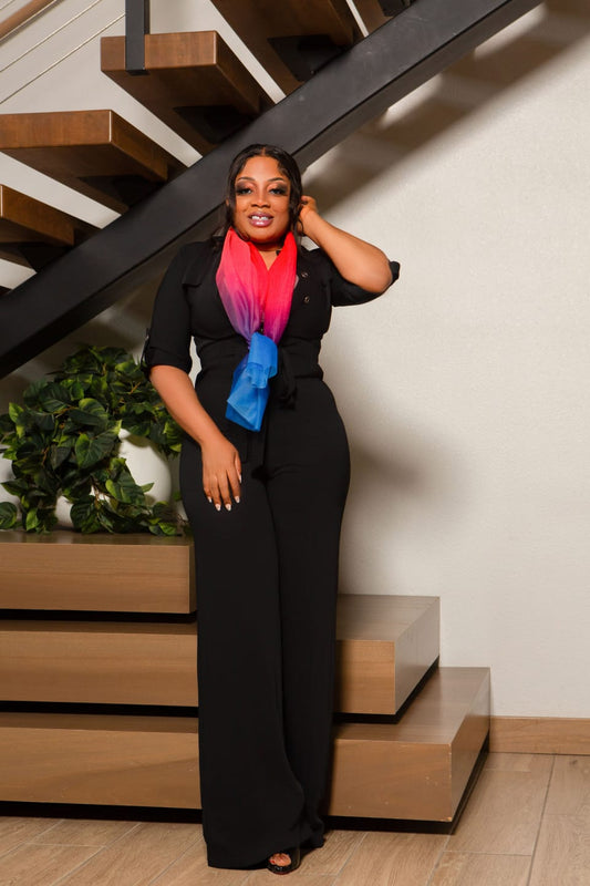 ELEGANT BLACK JUMPSUIT